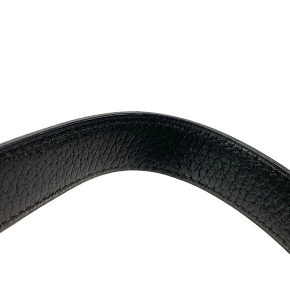 Auth HERMES Standee Black Vachette Grainee Des Ardennes Circle S Shoulder Bag - Picture 8 of 16